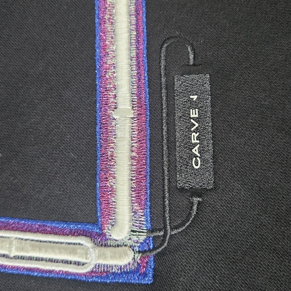 Carven Black Electri Heart Sweatshirt Size XS - Picture 4 of 7